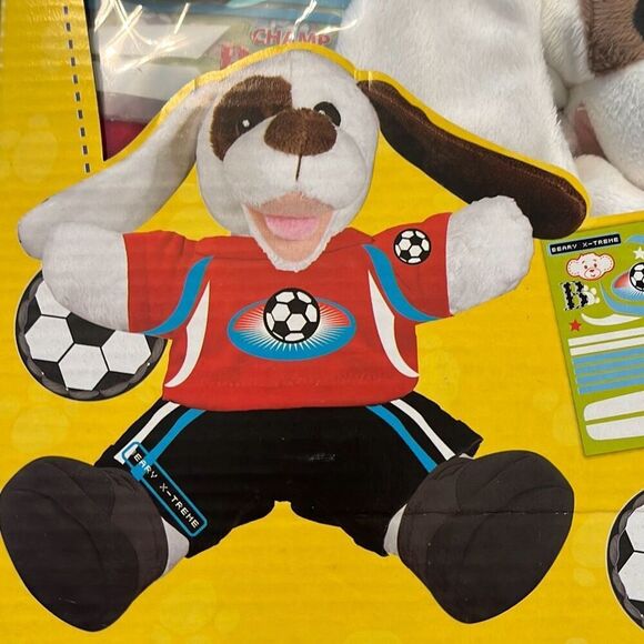 NEW Build A Bear Playful Puppy Sports Soccer Make And Play Kit - Picture 10 of 11